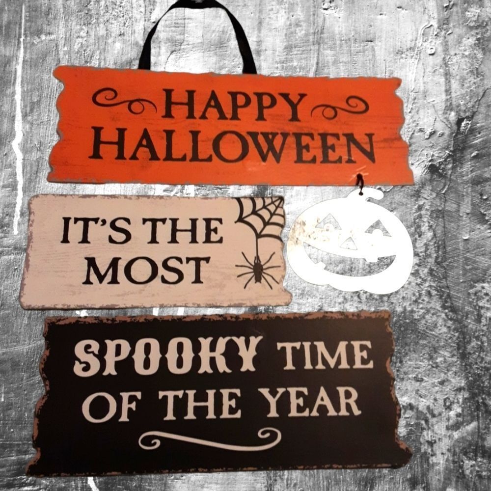 Greenbriar Halloween 3-Tier Jack-o'-Lantern Ribbon Hanger 11…